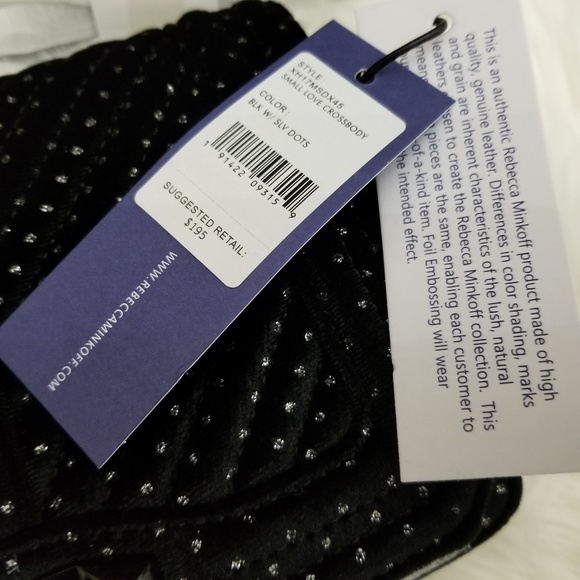 Rebecca Minkoff Love Small Velvet Crossbody - Picture 7 of 8